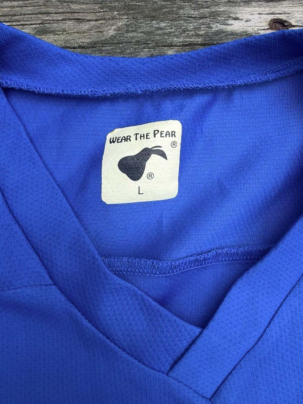Wear The Pear Blue Hockey Practice Jersey Number 50 - Picture 2 of 9